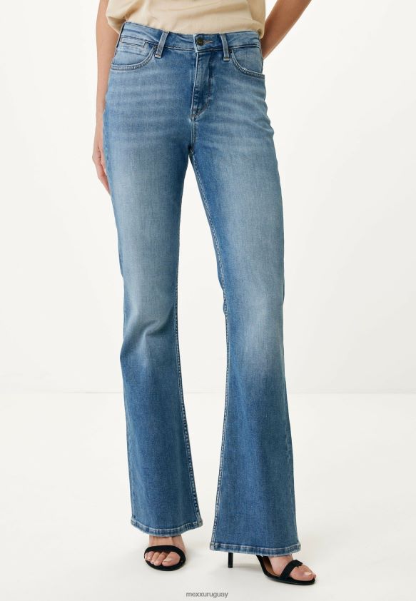 Mexx jeans de cintura alta evy azul F0F2H104 Mexx Ropa mujer F0F2H104 MEXX Uruguay te cubrimos Los zapatos MEXX son el epitome de la elegancia y la sofisticacion